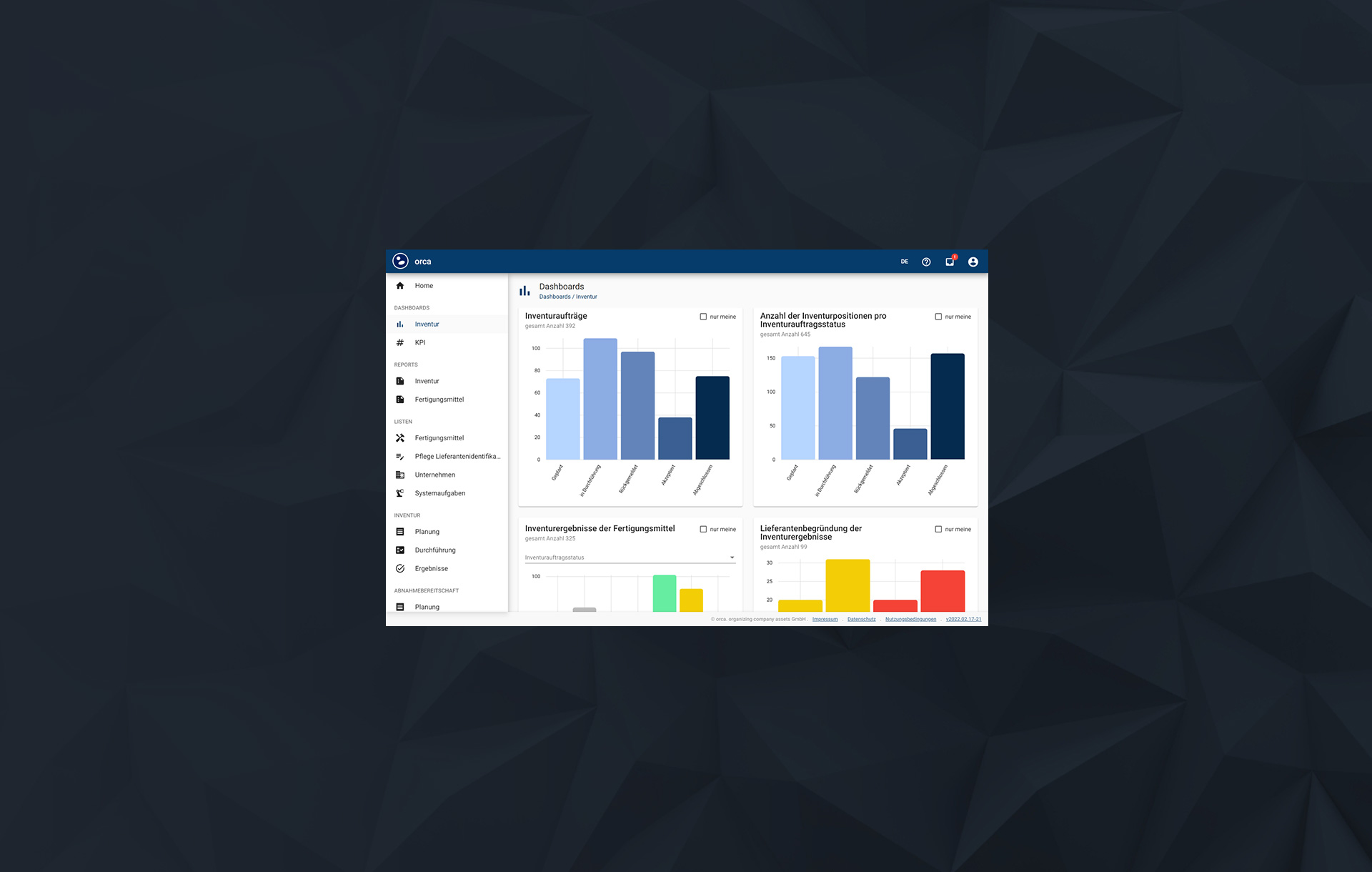 Auswertungen und Dashboards